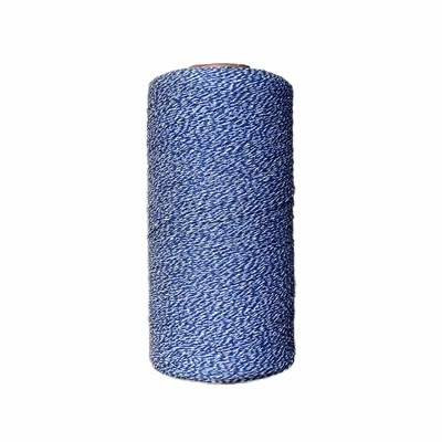 Filo Kente grembiule bianco e blu